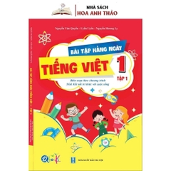 Bài tập hàng ngày lớp 1 -TOÁN,TIẾNG VIỆT- bộ KẾT NỐI- TẬP 1