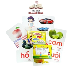 Bộ thẻ thông minh Flashcard Thế giới xung quanh Việt Hà phương pháp Glenn Doman