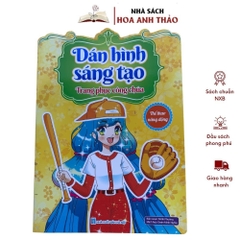 Sách Dán Hình Sáng Tạo Trang Phục Công Chúa Cho Bé Gái