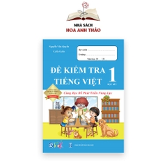 Sách - Đề kiểm tra toán và tiếng việt lớp 1 học kỳ 2 Cùng phát triển năng lực