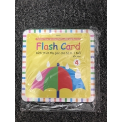 Thẻ Flash card kích thích thị giác cho bé từ 0-1 tuổi