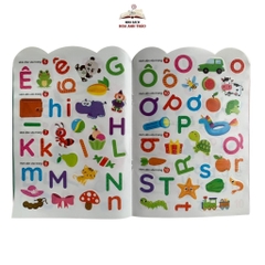 Sách - 365 stickers Bóc dán thông minh song ngữ Việt Anh dành cho trẻ từ 2-6 tuổi (Bộ 6 cuốn)