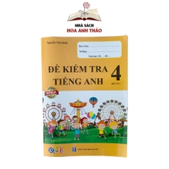 Sách - Bài tập tuần và đề kiểm tra Tiếng Anh 4 học kỳ 1