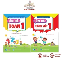Sách - Combo Ôn Hè Toán và Tiếng Việt 1 - Chương Trình Mới - Dành cho học sinh lớp 1 lên lớp 2
