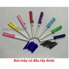 Bút Máy - Bút Mực Xóa Được - Ngòi Mài - Kèm Ống Mực Xóa Được