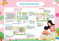 Combo 3 quyển Tập Đánh Vần Tiếng Việt Phiên Bản Tương Tác, Bé khởi Đầu Tập Viết và Bé Chinh Phục Toán Học combo 3 cuốn kèm thẻ