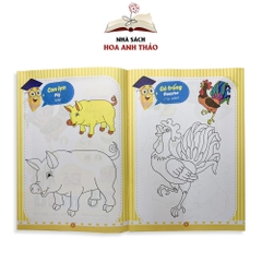 Sách - Tô màu dành cho trẻ từ 4-5 tuổi phiên bản song ngữ Việt Anh