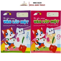 Combo 6 quyển Tô cho trẻ mẫu giáo - Bé sẵn sàng vào lớp 1- loại dày
