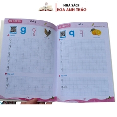 Combo 6 quyển Tô cho trẻ mẫu giáo - Bé sẵn sàng vào lớp 1- loại dày