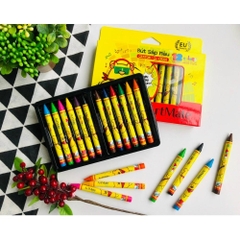 Bút Sáp Màu Siêu Sạch CLASSMATE 12-18-24 Chiếc , Bám Giấy Tốt Cho Bé Tập Tô