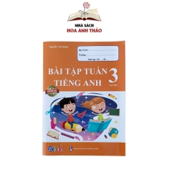 Sách Bài tập tuần và đề kiểm tra Tiếng Anh 3 học kỳ 1 Bộ 2 quyển