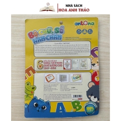 Combo Bộ chữ cái và bộ chữ số nam châm từ nhựa an toàn cho bé hàng Antona