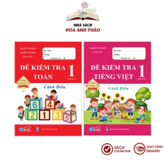 Sách - Đề kiểm tra toán và tiếng việt lớp 1 học kỳ 2 Cánh diều