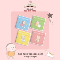 Sách Ehon Nhật Bản - Làm quen với cuộc sống cùng Tengu (Combo 4 cuốn)