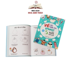 Sách Vẽ theo phong cách kawaii với 5 bước đơn giản dành cho trẻ từ 3 tuổi trở lên