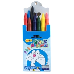 Bút sáp nhựa Doraemon 12 màu Colokit PCR-02/Do