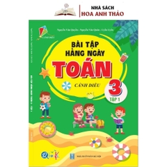 Sách- Combo BÀI TẬP HÀNG NGÀY TOÁN, TIẾNG VIỆT Lớp 3 CÁNH DIỀU KÌ 1