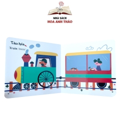 Sách - Đục trổ thông minh Những từ vựng đầu đời của bé song ngữ Việt Anh cho bé dưới 6 tuổi