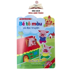 Sách - Bé tô màu và đọc truyện song ngữ Việt Anh