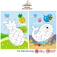 Sách - Tô màu bé tô màu song ngữ Anh Việt phát triển trí thông minh