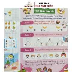 Combo 3 Quyển Luyện Viết 5.0, Luyện Đọc Tư Duy, Vở Ô Li Toán Tư Duy - Hương Giang - Trung Anh