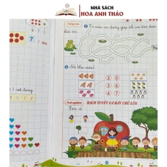 Combo 3 Quyển Luyện Viết 5.0, Luyện Đọc Tư Duy, Vở Ô Li Toán Tư Duy - Hương Giang - Trung Anh