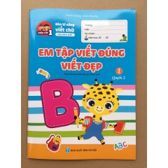 Sách - Em tập viết đúng, viết đẹp