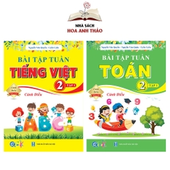 Sách - Bài tập tuần và Đề kiểm tra toán và tiếng việt lớp 2 học kỳ 1 Cánh diều