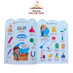 Sách Bóc dán thông minh song ngữ Việt Anh dành cho trẻ từ 2-6 tuổi
