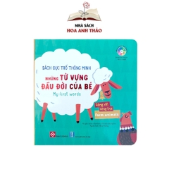 Sách - Đục trổ thông minh Những từ vựng đầu đời của bé song ngữ Việt Anh cho bé dưới 6 tuổi
