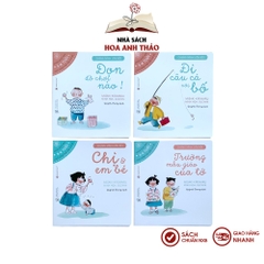 Sách Ehon chúng mình lớn rồi từ 3 đến 6 tuổi cho bé tự lập trong cuộc sống (Bộ 4 quyển)