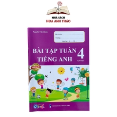 Sách - Bài tập tuần và đề kiểm tra Tiếng Anh 4 học kỳ 1