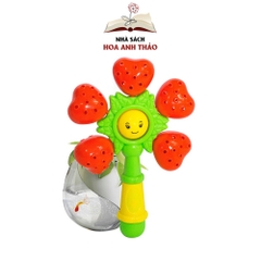 Đồ chơi Xúc xắc Antona lục lạc hình quả dâu mặt cười cho bé từ 3 tháng tuổi
