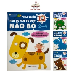Sách Phát Triển IQ, Rèn Luyện Tư Duy Não Bộ (2 - 4 tuổi)