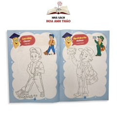 Sách - Tô màu dành cho trẻ từ 4-5 tuổi phiên bản song ngữ Việt Anh