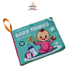 Sách vải cho bé sơ sinh 0 đến 12 tháng Lalala baby