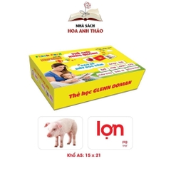 Bộ thẻ thông minh Flashcard Thế giới xung quanh Việt Hà phương pháp Glenn Doman