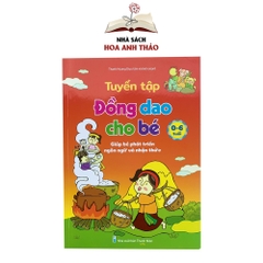 Sách - Tuyển tập Đồng dao - Thơ - Truyện cho bé từ 0-6 tuổi phát triển ngôn ngữ và nhận thức