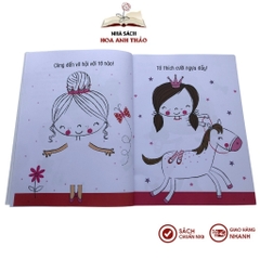 Sách - 50 Cách vẽ trang phục cho bé 3-9 tuổi - bộ 04 cuốn