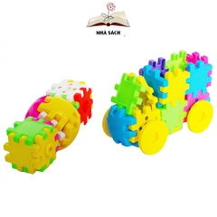 Đồ chơi Antona lắp ghép xếp hình tuổi thơ 45 chi tiết ( hộp nhựa )