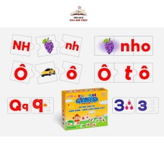 Thẻ học thông minh - Bộ chữ cái ghép hình, ghép vần tiếng việt
