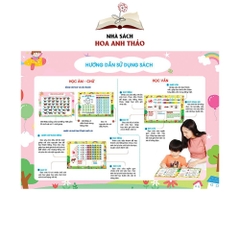 Sách - Tập đánh vần tiếng việt và bé chinh phục toán học kèm flashcard chữ cái