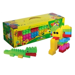 Đồ chơi Antona lắp ghép  xếp hình tuổi thơ 110 chi tiết cho trẻ từ 3 tuổi
