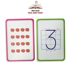 Bộ thẻ flashcard Việt Hà bé học toán dành cho trẻ từ 4 đến 6 tuổi