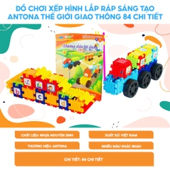 Đồ chơi lắp ráp sáng tạo Antona - Thế giới giao thông