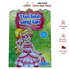 Sách Dán Hình Sáng Tạo Trang Phục Công Chúa Cho Bé Gái