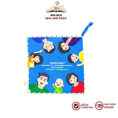 Sách vải Lalala baby, song ngữ đa tương tác Nhà tớ có những ai?