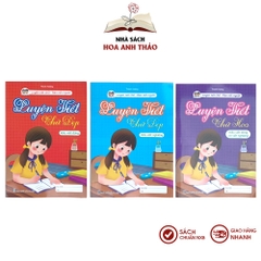Sách Luyện viết chữ đẹp và chữ hoa cho tiểu học (Bộ 3 quyển)