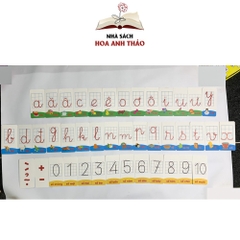Thẻ Flashcard Việt Hà Chữ cái và chữ số 42 thẻ cho bé học Tiếng Việt