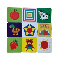 Thẻ Flash card kích thích thị giác cho bé từ 0-1 tuổi
